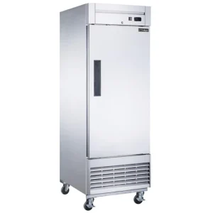 D28AF Commercial Single Door Top Mount Freezer in Stainless Steel